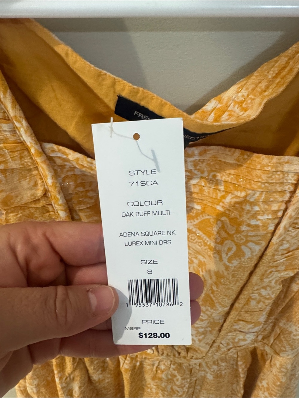 French Connection Yellow Floral Ruffle Sundress - Picture 5 of 5